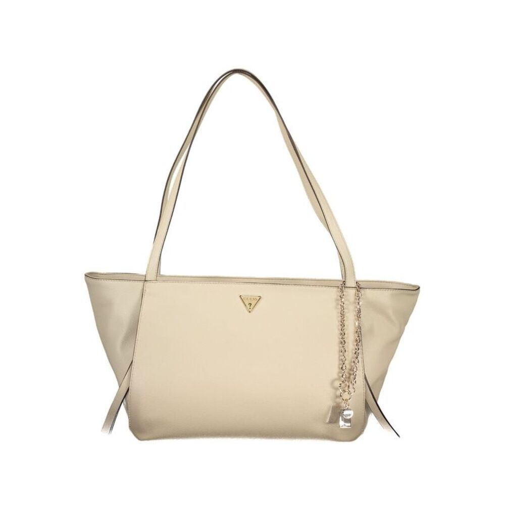 Guess Jeans Beige Polyurethane Women's Women's Bag